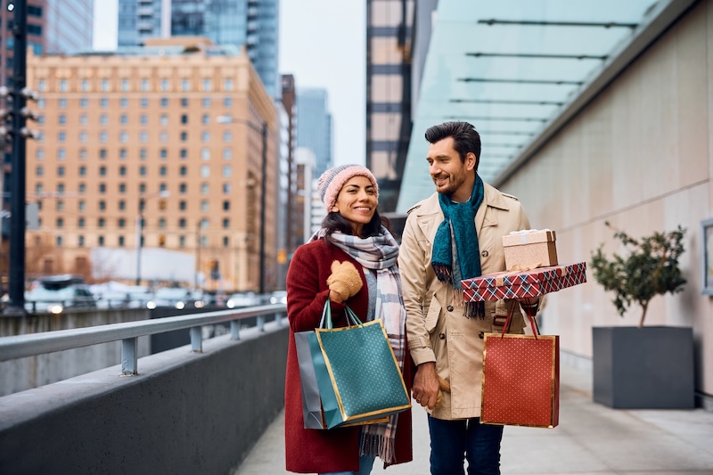 Luxury shopping in New York